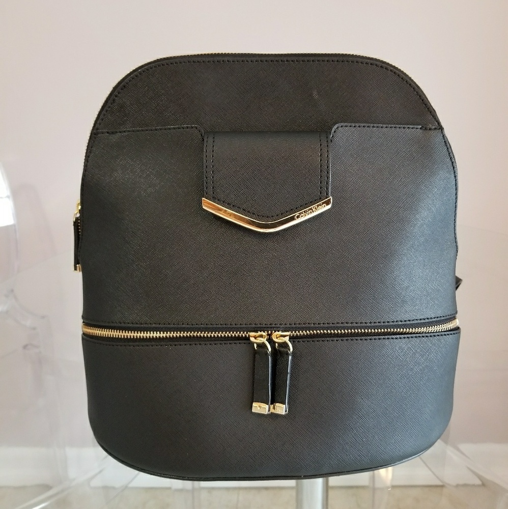 Calvin Klein saffiano leather back pack
